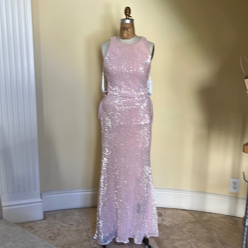 Baby Pink Glitter Dress Size 8